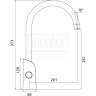 Смеситель для кухонной мойки GAPPO G03-8 G4303-8 под фильтр